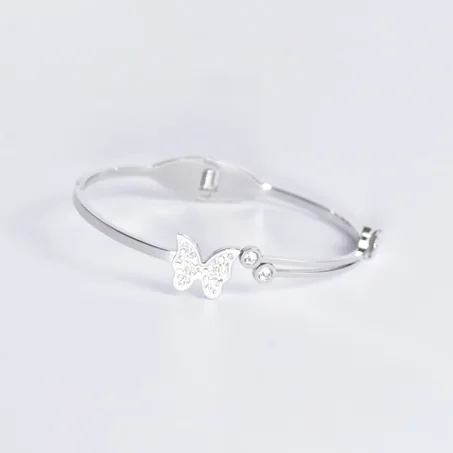 BRACELET LUMIÈRE DE PAPILLIONS ARGENT