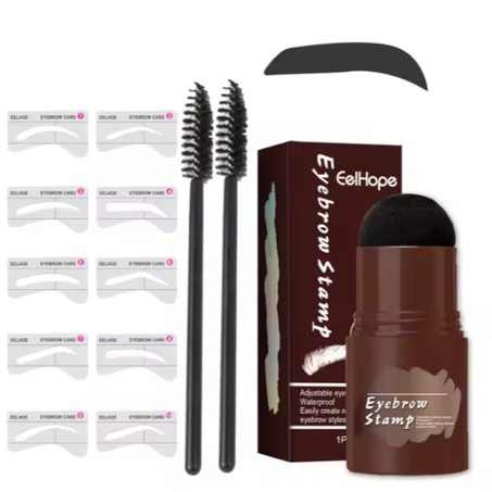 طقم تشكيل الحواجب المقاوم للماء (أسود)