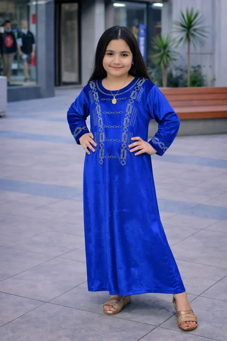 عرض خاص باللازرق الملكي كسي بنتك باقل ثمن 🔥 عرض العيد لي ما يتعاودش 🔥 آخر سطوك 😱 ما بقاش بزاف!  كندورات بـ ثمن مناسب ✨ بثوب موبرة 🚚 توصيل فابوور