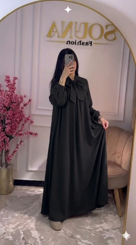 ✨✨عرض خاص باللون الازرق الملكي و الاسودا! 😱 عباية فخمة بثوب راقي ✨ للمحجبات وغير المحجبات✨ عرض خاص + توصيل فابور 🚚✨✨