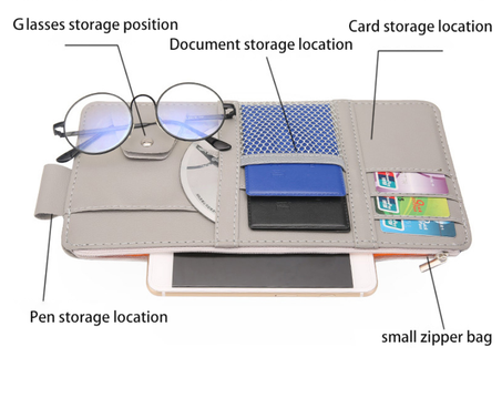 حامل بطاقة الأعمال المنظم