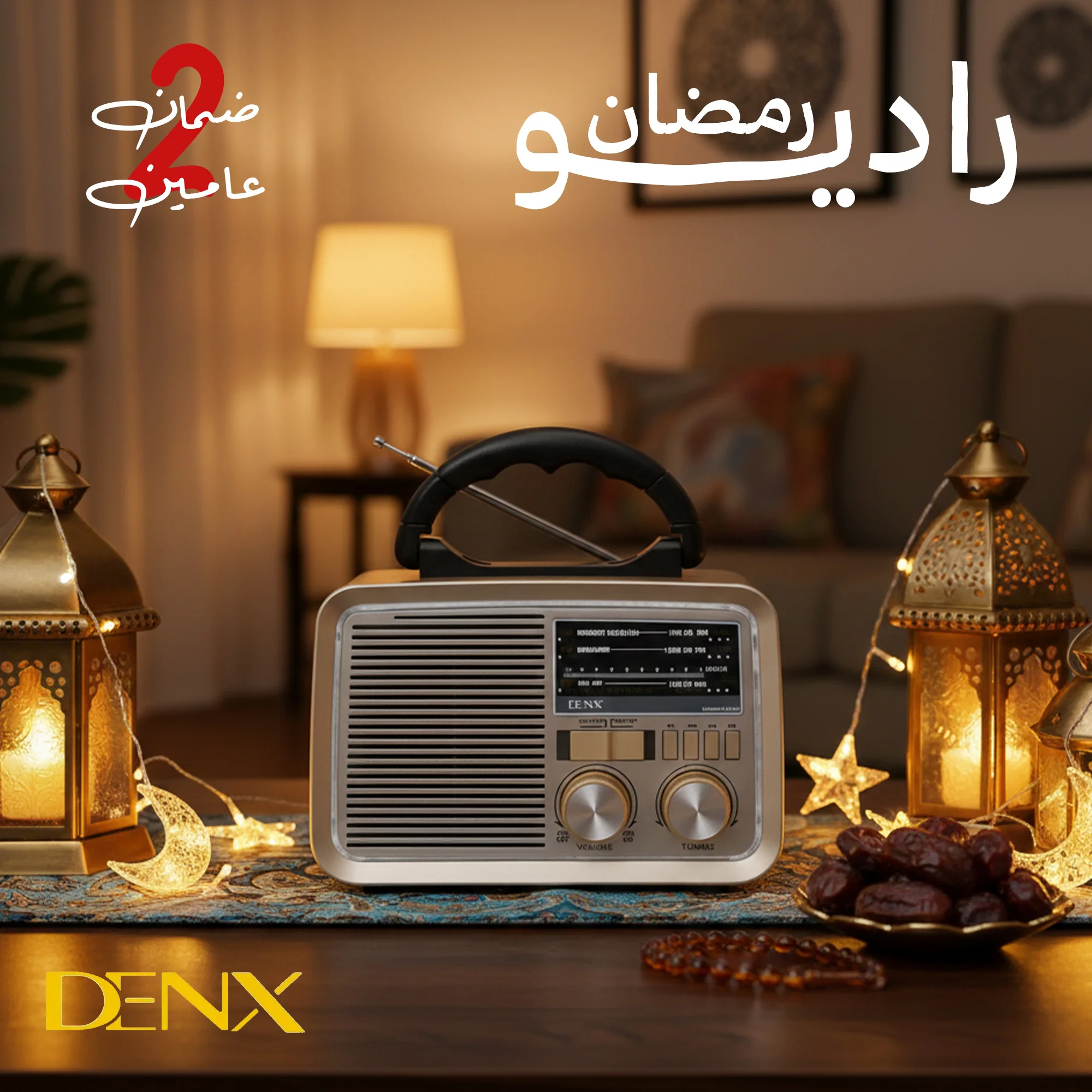 راديو دينكس ضمان عامين