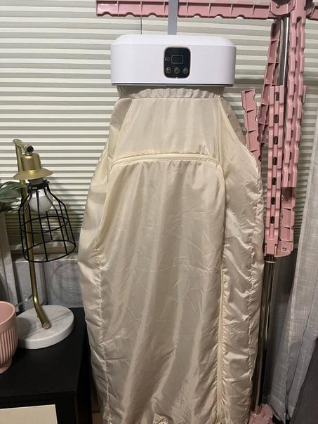 مجفف ملابس كهربائي متعدد الوظائف مع جهاز تحكم عن بعد وتوقيت – مجفف غسيل محمول بالهواء الدافئ