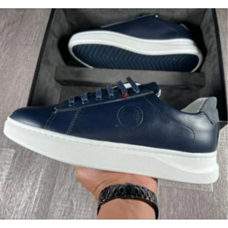 BN12 CUIR BLEU MARINE