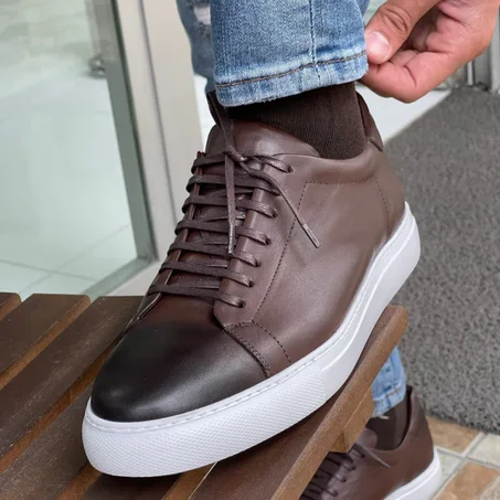 022 Sneak cuir 100% Marron