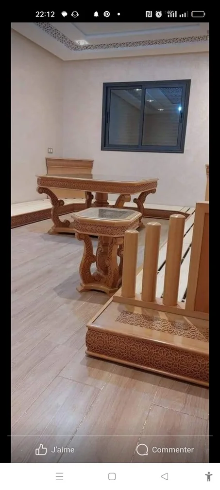 صالون مغربي تقليدي مصنوع من خشب ليتر الجودة العالية