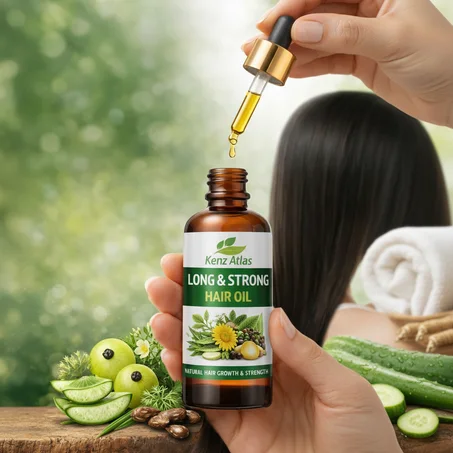 🌿 Kenz Atlas Long & Strong Hair Oil