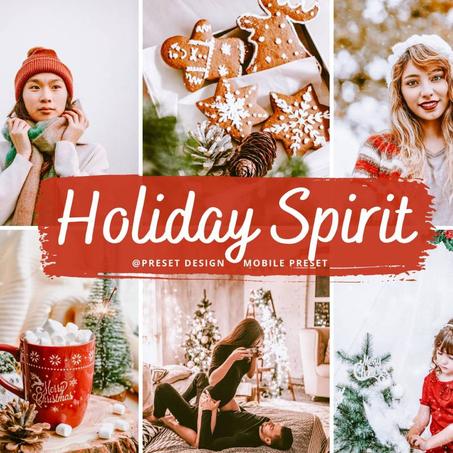 Christmas Lightroom Presets, 10 Mobile & Desktop Presets, Winter Soft Preset Lightroom, Lightroom Mobile Preset, Holiday Instagram filters