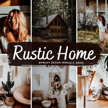 10 RUSTIC HOME Lightroom Presets, Boho Instagram Filter, Vintage Preset, Moody Rich Presets for Blogger, Bohemian Presets, Earth Presets
