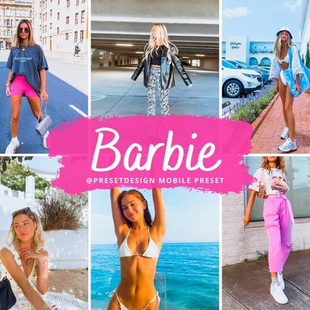 10 BARBIE PINK presets, Lightroom presets, blogger photo presets, mobile presets and desktop presets, instagram Filters, Lightroom Mobile