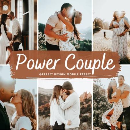 10 POWER COUPLE Lightroom Mobile Presets & Desktop, Warm Romantic Presets, Professional Preset for Couple, Moody Rich Presets for Bloggers