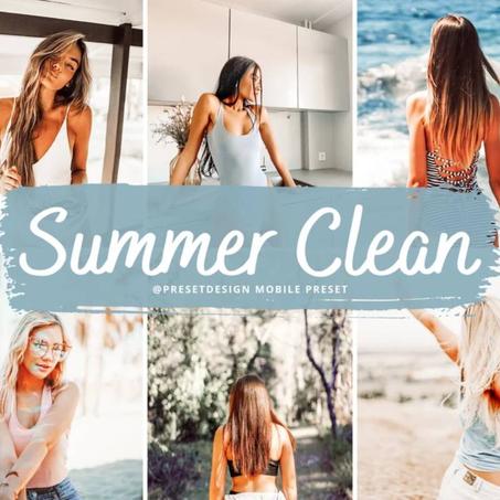 10 Mobile Lightroom Presets, Summer Preset, Instagram presets, Lightroom mobile presets, Blogger presets, Beach Preset, Clean Bright Presets
