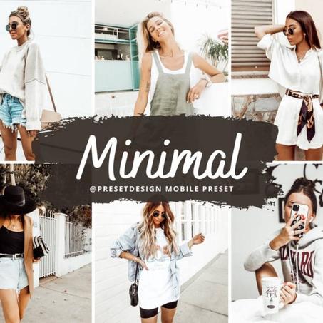 10 Mobile Lightroom Presets, Minimal Preset, Clean preset, Bright presets, Natural presets, Mobile Filters for Instagram, Lightroom presets