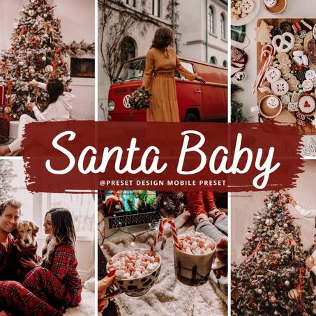 Lightroom Mobile Preset, 10 Christmas Presets, Instagram Filter, Moody Presets for Blogger, Warm Holiday Photo Filters, Lifestyle Presets