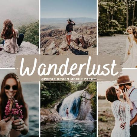 10 WANDERLUST Lightroom Mobile & Desktop Presets, Moody Travel Photo Editing for Instagram Influencer, Earthy Outdoor Filter for Blogger