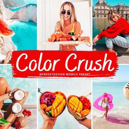 10 Color Crush Lightroom Mobile Presets, Vibrant Photo Editing for Instagram Blogger, Bright Summer Travel Filter, Colorful Lifestyle Preset