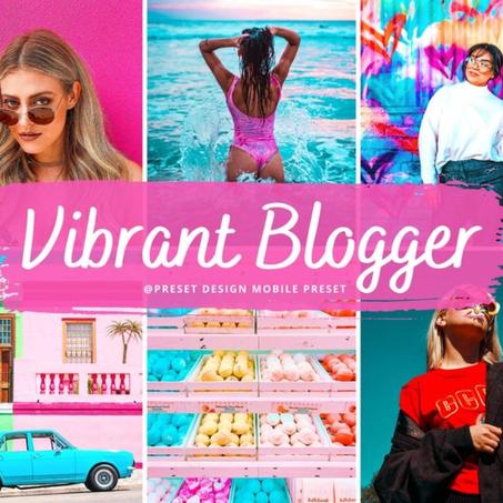 10 Mobile Lightroom Presets, VIBRANT Color Pop Preset, Colorful Blogger Presets for Influencer, Bright Instagram Filters, Pink Summer Travel