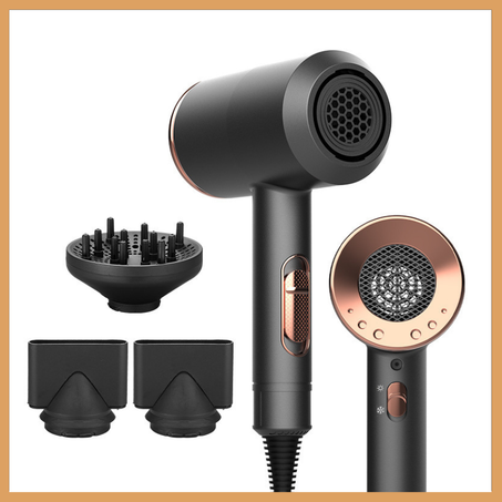 Sèche-cheveux électrique professionnel sans feuilles