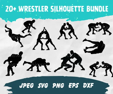Wrestling Silhouette