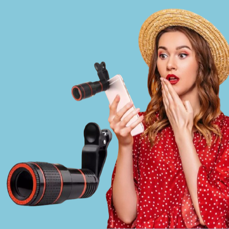 عدسة تلسكوب للهاتف المحمول