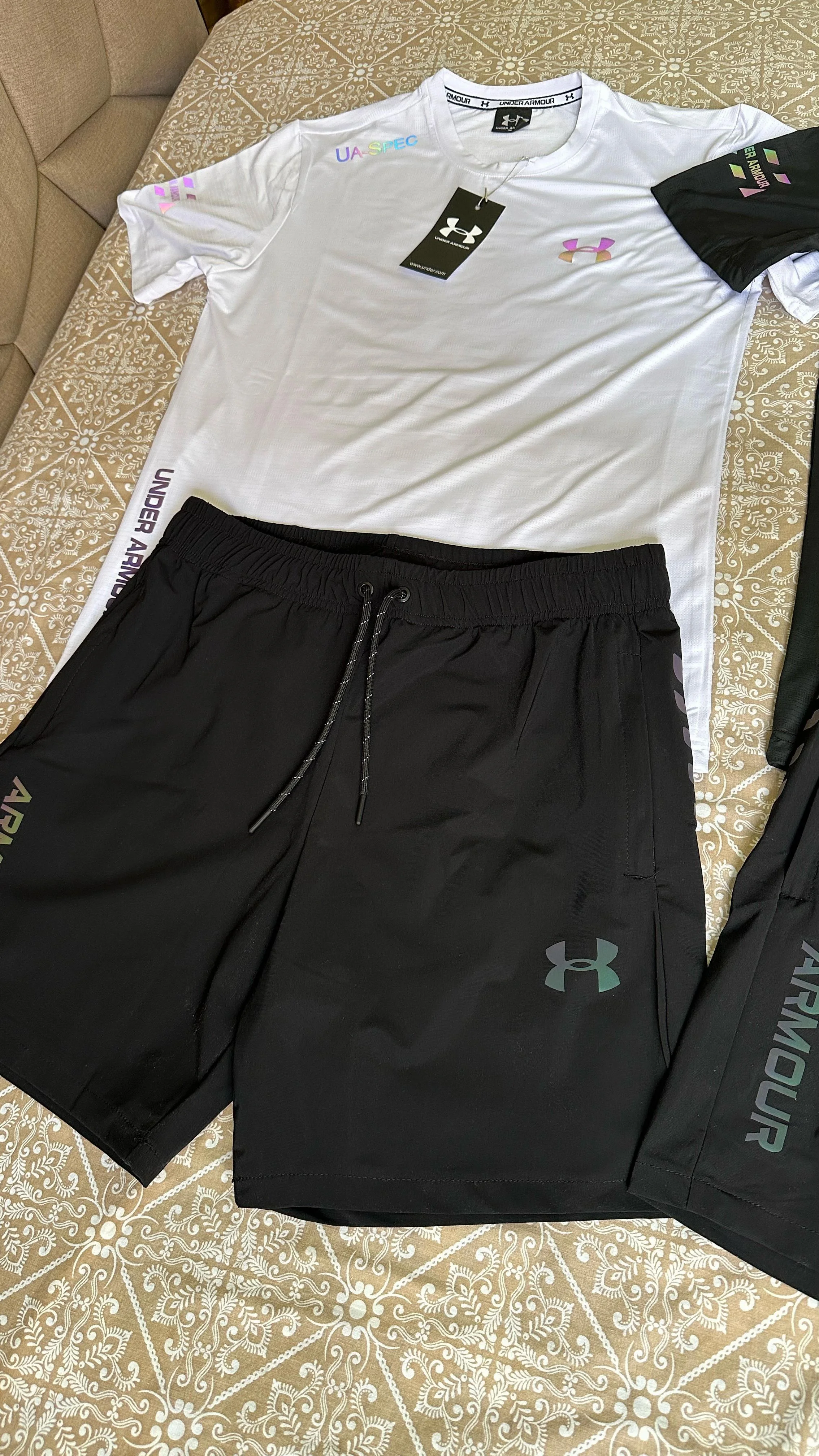 Ensemble Sport Under Armour Blanc