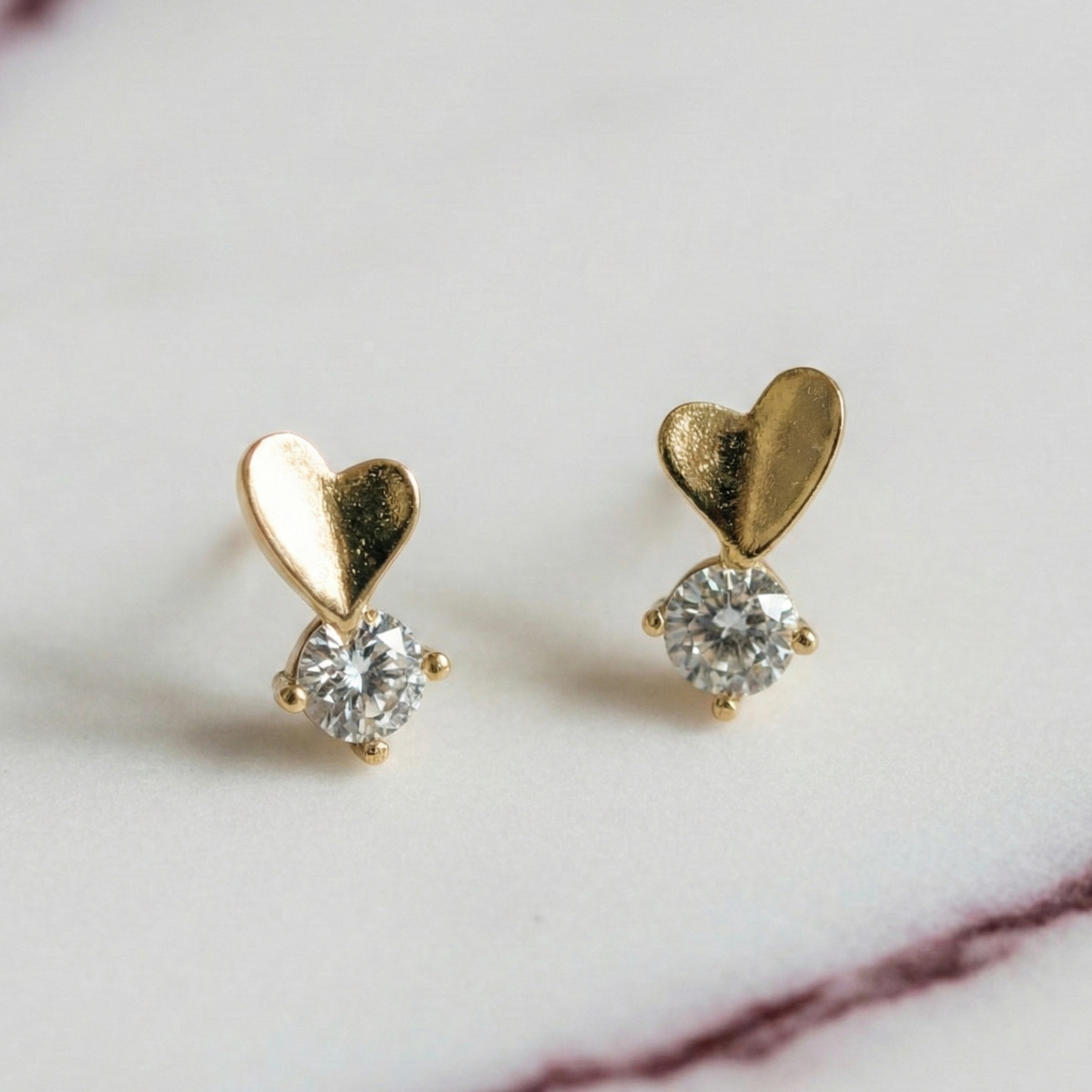 Boucles d'oreilles amour & lumière