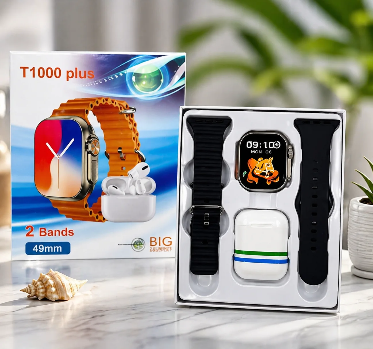 Smart watch T1000 plus ساعة