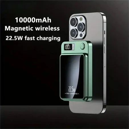 Power Bank MagSafe Magnétique Ultra-Fin 22.5W - Charge Rapide Sans Fil
