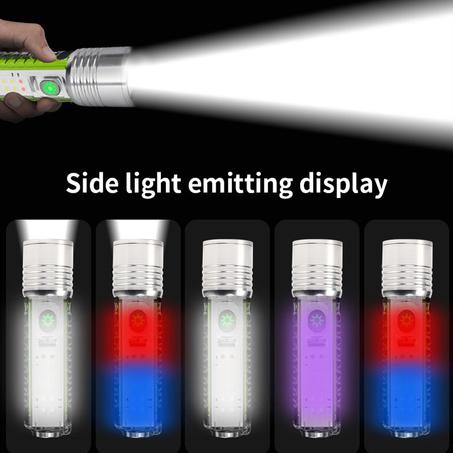 متعدد الألوان LED مصباح يدوي بتقنية