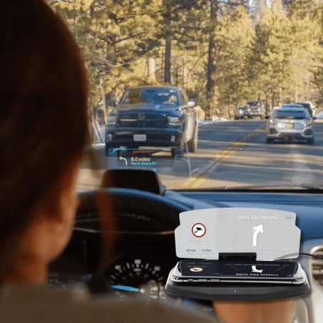 شاشة عرض أمامية للسيارة