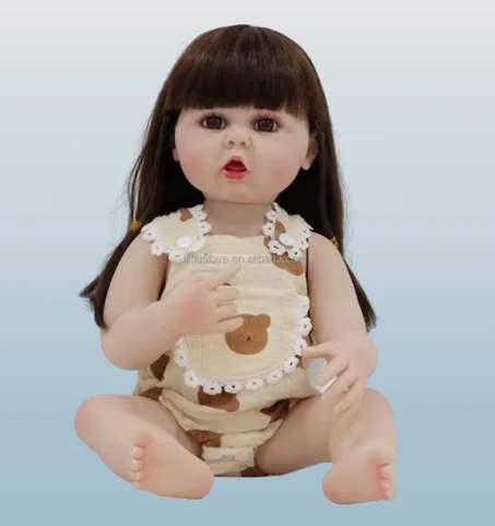 دمية طفلة حديثة الولادة من السيليكون الناعم