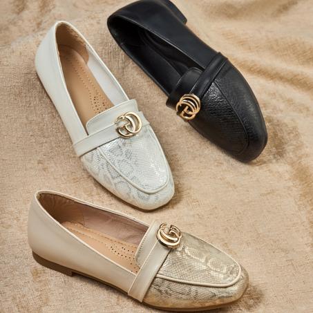 بلارينا حريمي جلد مطبوع كود 6701