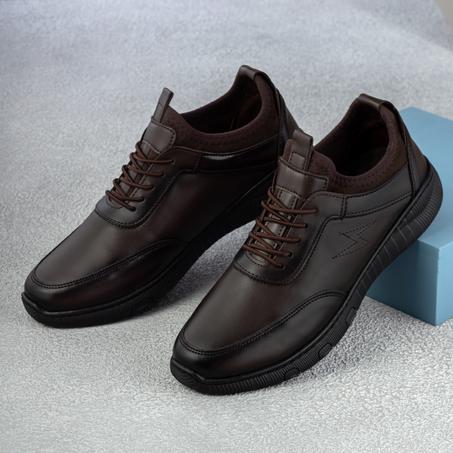 حذاء رجالي كاجوال جلد في ليكرا – كود 2310