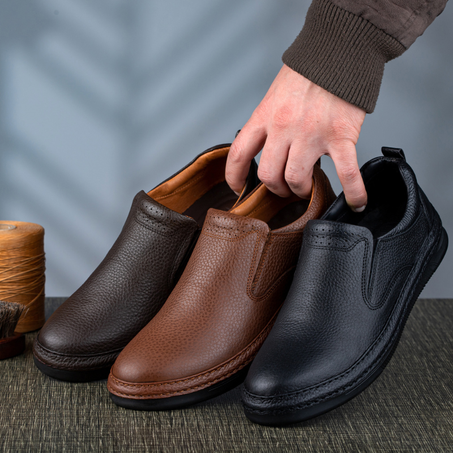 حذاء رجالي كاجوال جلد طبيعي طبي 2300