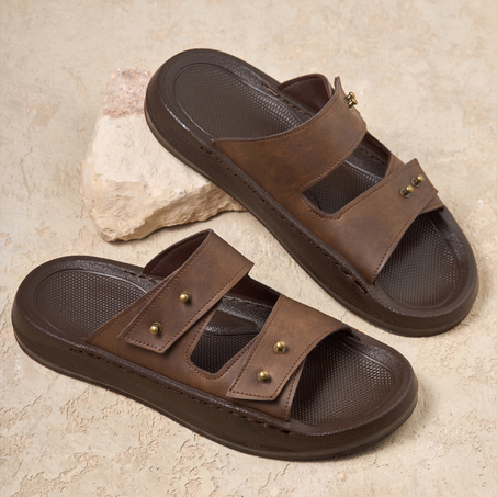 شبشب رجالي جلد مستورد فوركس كود 605