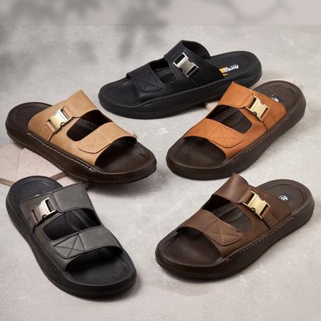 شبشب رجالي جلد مستورد فوركس كود 604