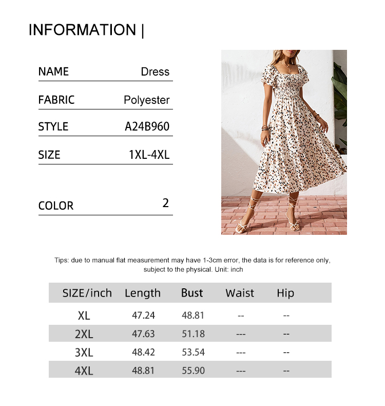 Plus Size Floral Turtleneck Maxi Dress - Women