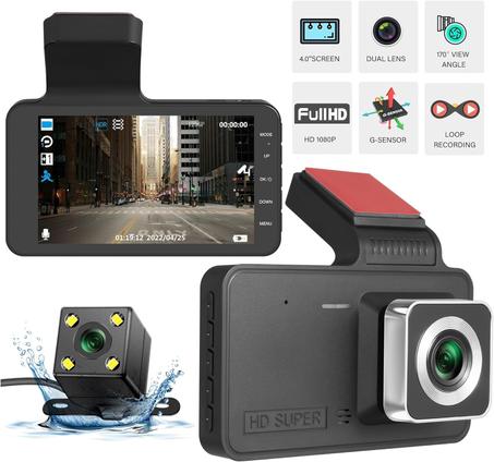 تصوير أمامي وخلفي بوضوح , Full HD كاميرا كاملة متكاملة للسيارة