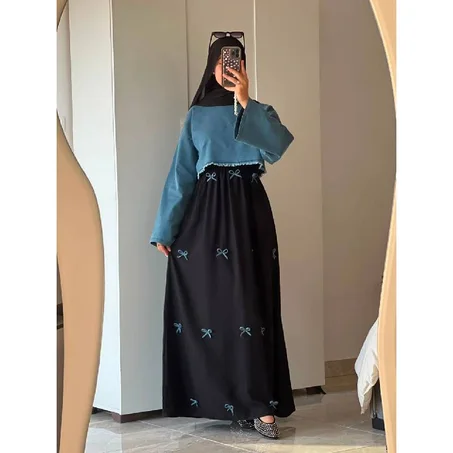 Pull jeans + Fond robe  ( ريحانه )