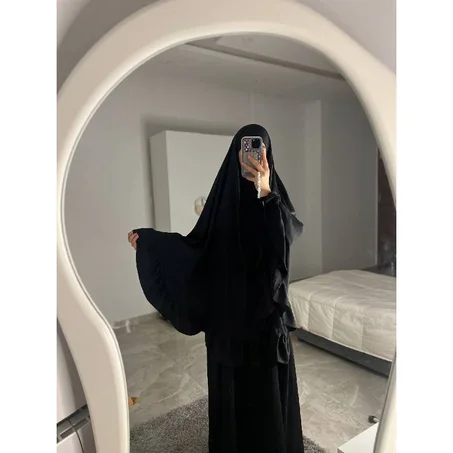 جلباب + إسدال –  طويل