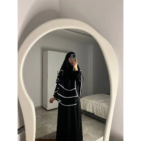 جلباب + إسدال –  3 طبقات