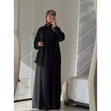 Chemise + Fond robe  ( فيروز )