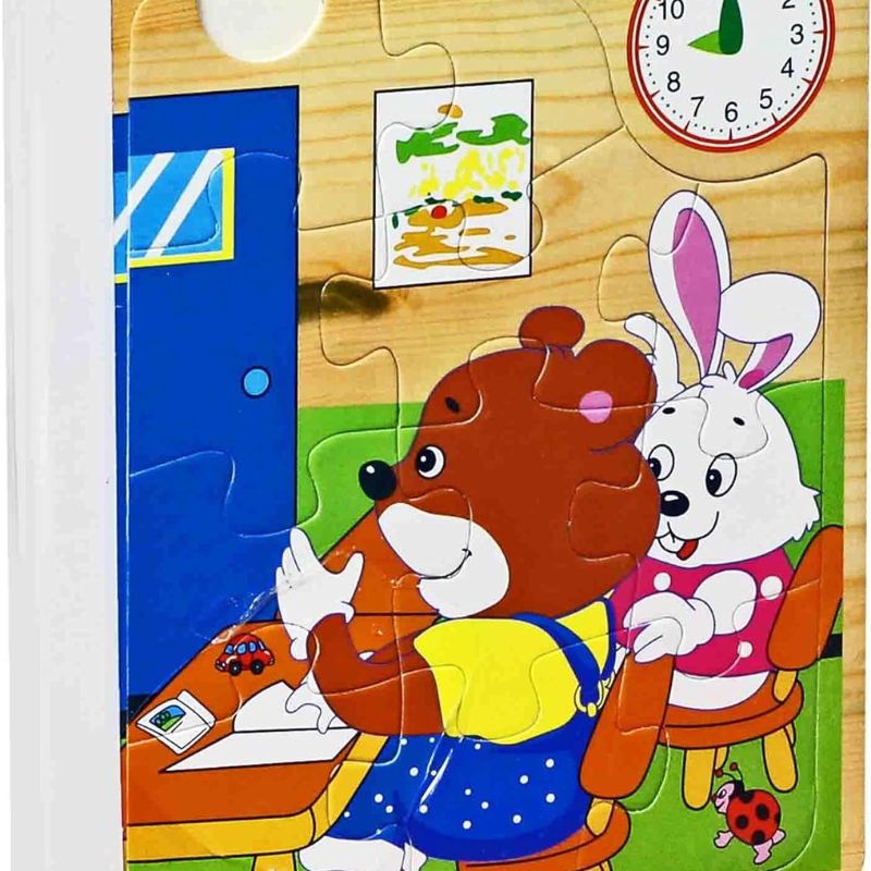 Livre puzzle en bois