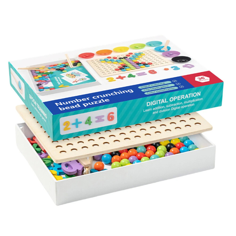 Number Crunchig Bead Puzzle