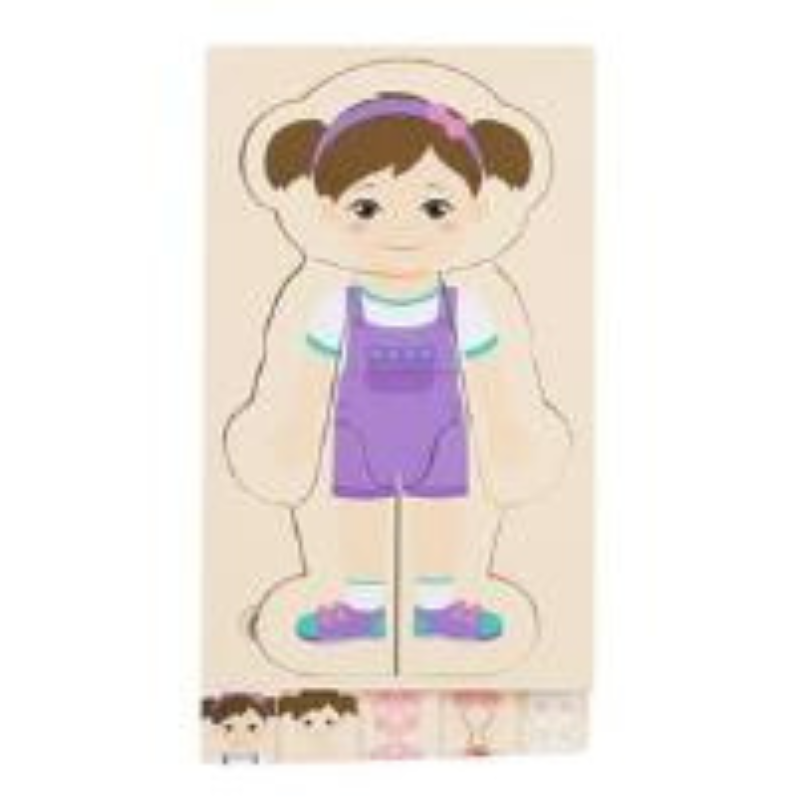 AnatoPuzzle – Puzzle Anatomique en Bois 5 Couches pour Enfants