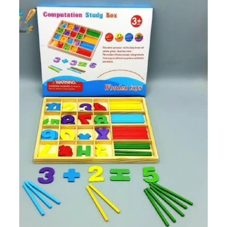 Chiffres en bois pour enseigner les mathématiques
