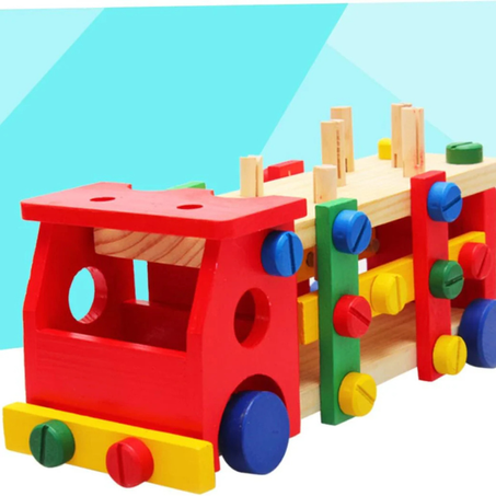 Camion d’Assemblage en Bois