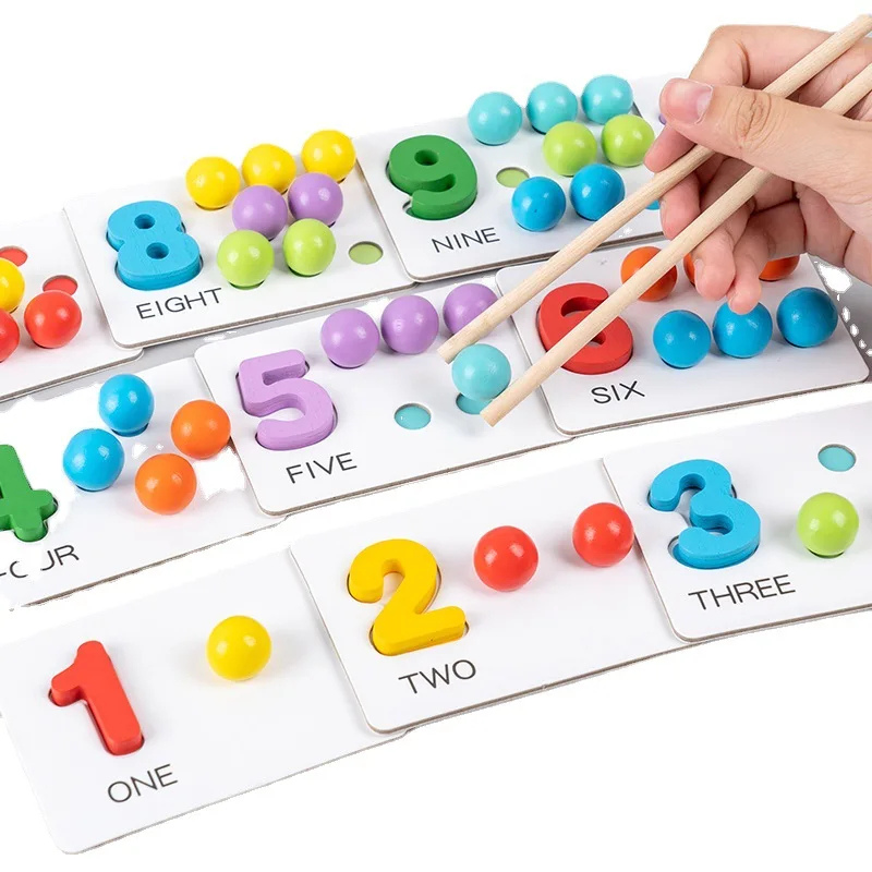 number cognitive operation bead matching game