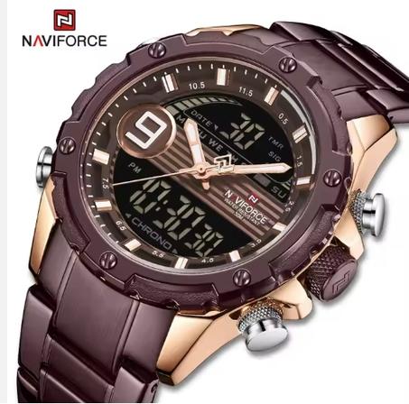 Naviforce 9146 Men's Luxury Digital Analog Watch