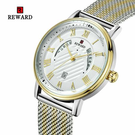 Silver Mesh Men's Luxury Watch